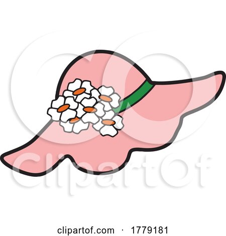 Cartoon Pink Flower Hat by Johnny Sajem