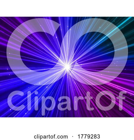 3D Abstract Background with Speed Warp Design by KJ Pargeter