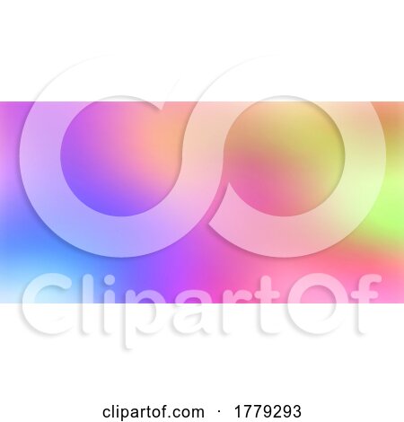 Abstract Banner with Colourful Gradient Design by KJ Pargeter