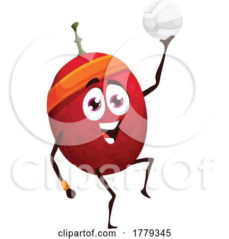 Passion Fruit Food Mascot Character by Vector Tradition SM