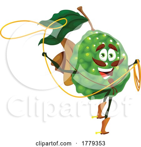 Bergamot Food Mascot Character by Vector Tradition SM