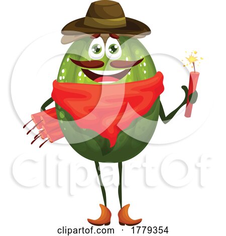 Feijoa Food Mascot Character by Vector Tradition SM