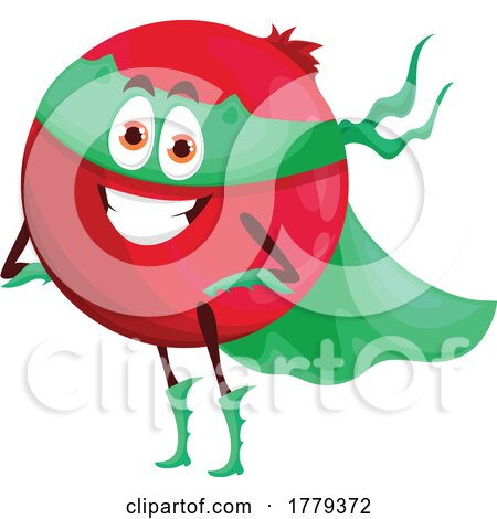 Cranberry Food Mascot Character by Vector Tradition SM