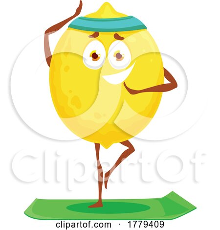 Lemon Food Mascot Character by Vector Tradition SM