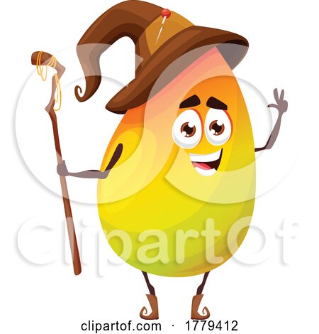 Mango Food Mascot Character by Vector Tradition SM