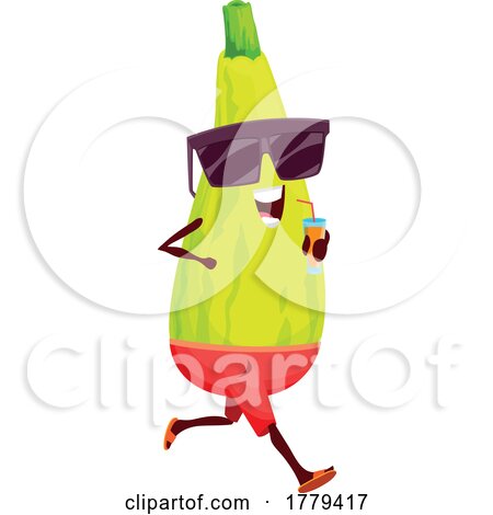 Squash Food Mascot Character by Vector Tradition SM