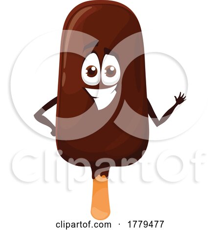 Fudge Pop Mascot Character by Vector Tradition SM