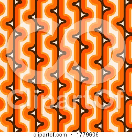 Retro Abstract Pattern Background by KJ Pargeter