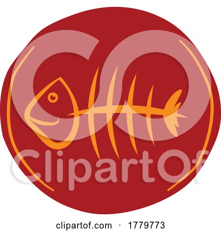 Seafood Fish Icon Logo by Domenico Condello