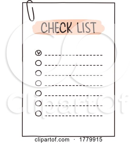 Check List by Vector Tradition SM