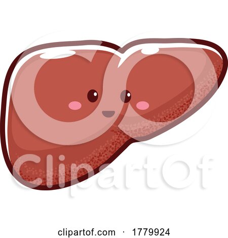 Human Liver Mascot by Vector Tradition SM