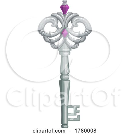 Jeweled Skeleton Key by Vector Tradition SM