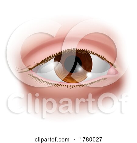 Eye Five Senses Human Body Part Sensory Organ Icon by AtStockIllustration