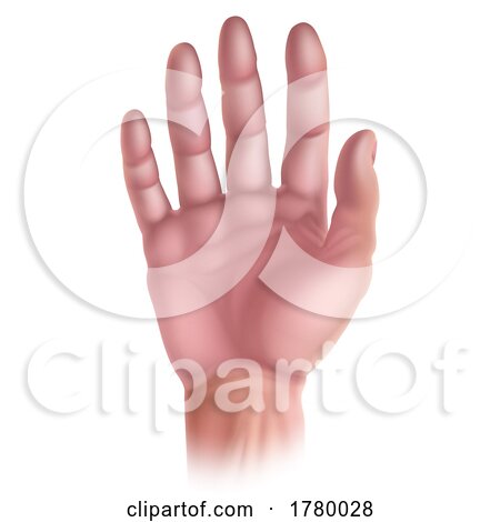 Hand Five Senses Human Body Part Icon by AtStockIllustration