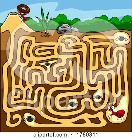 Cartoon Ant Maze Game by Hit Toon