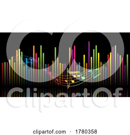 Abstract Music Soundwave Banner Design by KJ Pargeter