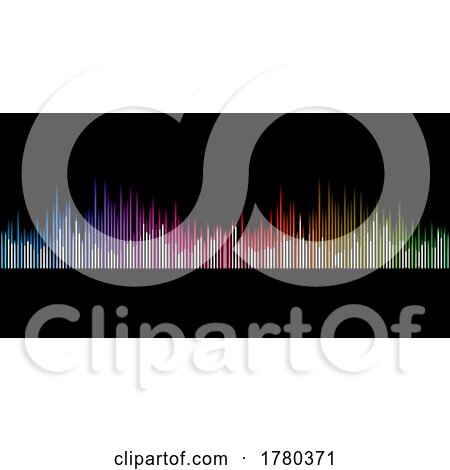 Abstract Banner with a Colourful Music Soundwave Design by KJ Pargeter