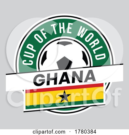 Ghana Team Badge for Football Tournament by cidepix