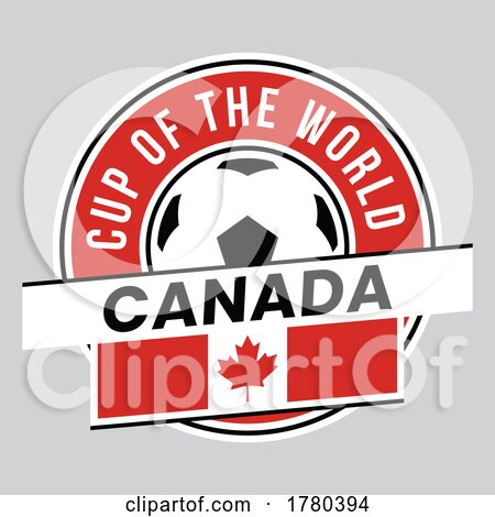 Canada Team Badge for Football Tournament by cidepix