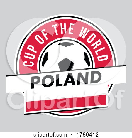 Poland Team Badge for Football Tournament by cidepix