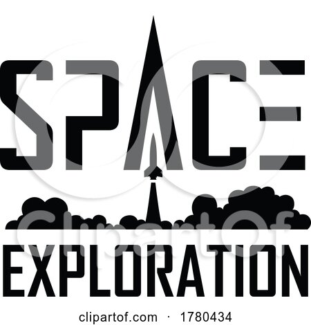 Space Exploration Logo with Futuristic Text by cidepix