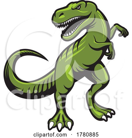 T Rex Dinosaur Mascot by Vector Tradition SM