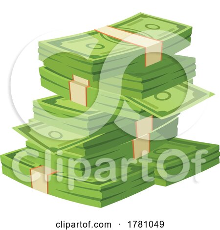 Stacks of Cash by Vector Tradition SM