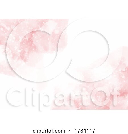 Hand Painted Delicate Pink Watercolour Background by KJ Pargeter