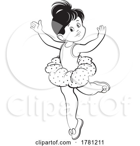 Girl Ballerina Dancing by Lal Perera