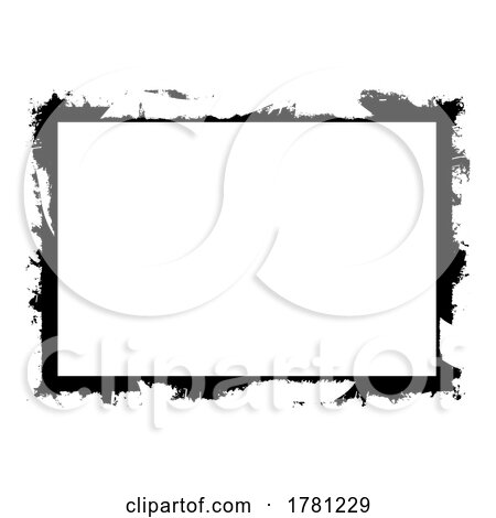Detailed Grunge Frame in Black and White by KJ Pargeter