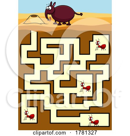 Maze with an Anteater by Hit Toon