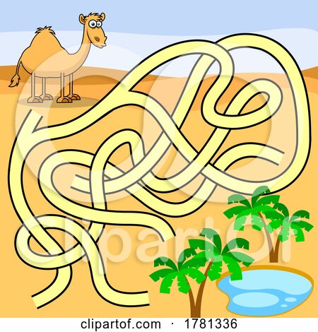 Maze of a Camel to Water by Hit Toon