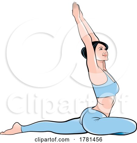 Woman Doing Yoga by Lal Perera