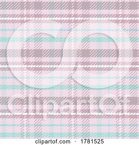 Pastel Coloured Plaid Style Pattern Background by KJ Pargeter