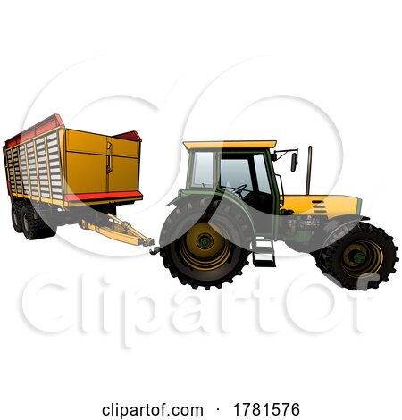 Tractor and Trailer by dero