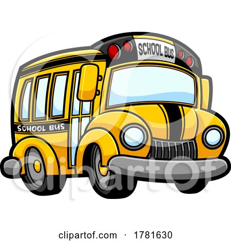 Cartoon School Bus by Hit Toon