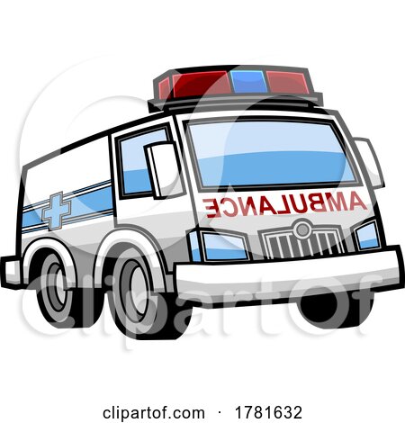 Cartoon Ambulance by Hit Toon