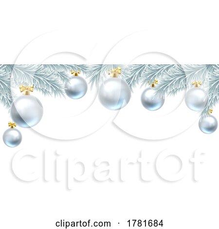 Christmas Background Bauble Design by AtStockIllustration