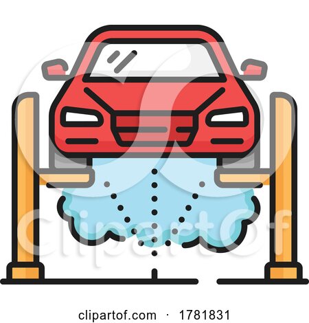 Car Wash or Detailing Icon by Vector Tradition SM