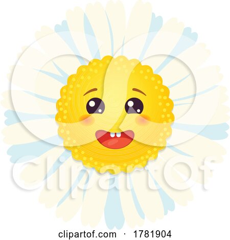 Daisy Flower Character by Vector Tradition SM
