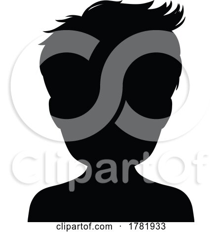 Boy Silhouette by Vector Tradition SM