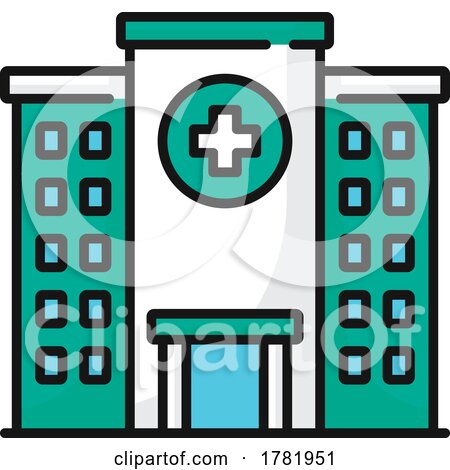Hospital Icon by Vector Tradition SM