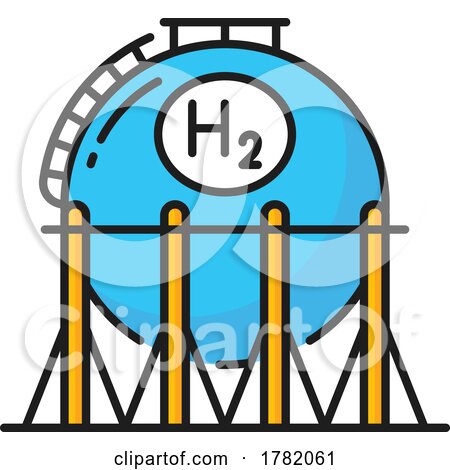 Hydrogen Icon by Vector Tradition SM