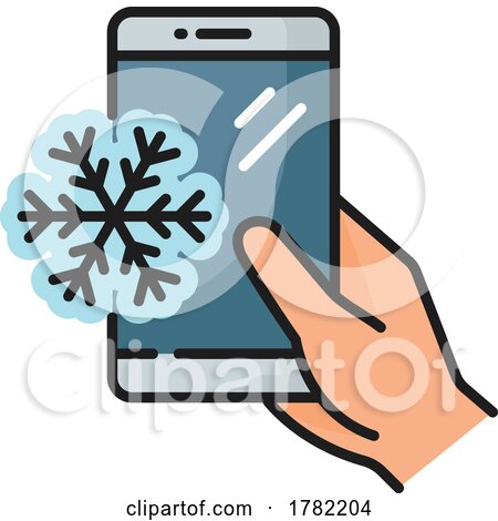 Snow Weather App by Vector Tradition SM