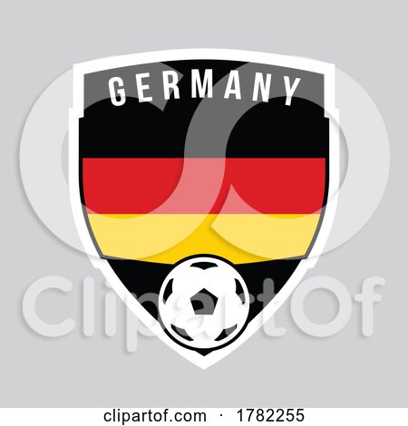 Germany Shield Team Badge for Football Tournament by cidepix