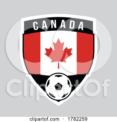 Canada Shield Team Badge for Football Tournament by cidepix