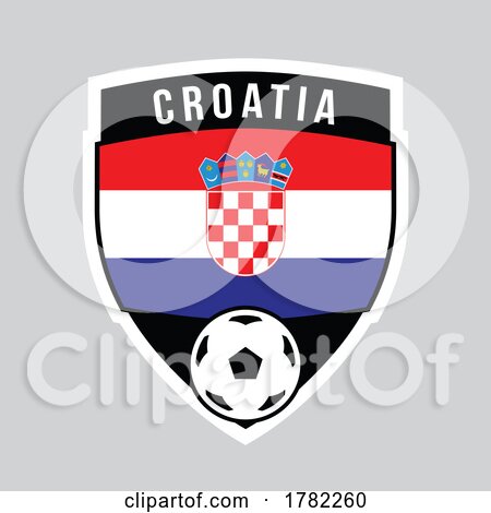 Croatia Shield Team Badge for Football Tournament by cidepix