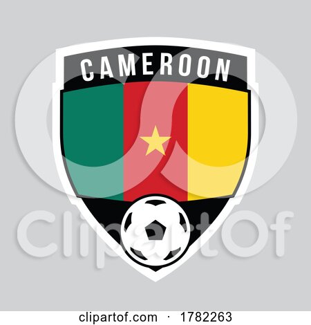 Cameroon Shield Team Badge for Football Tournament by cidepix
