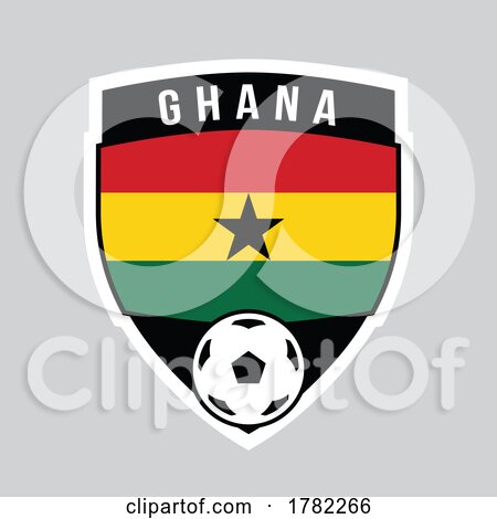 Ghana Shield Team Badge for Football Tournament by cidepix