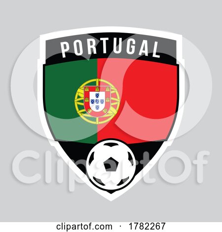 Portugal Shield Team Badge for Football Tournament by cidepix